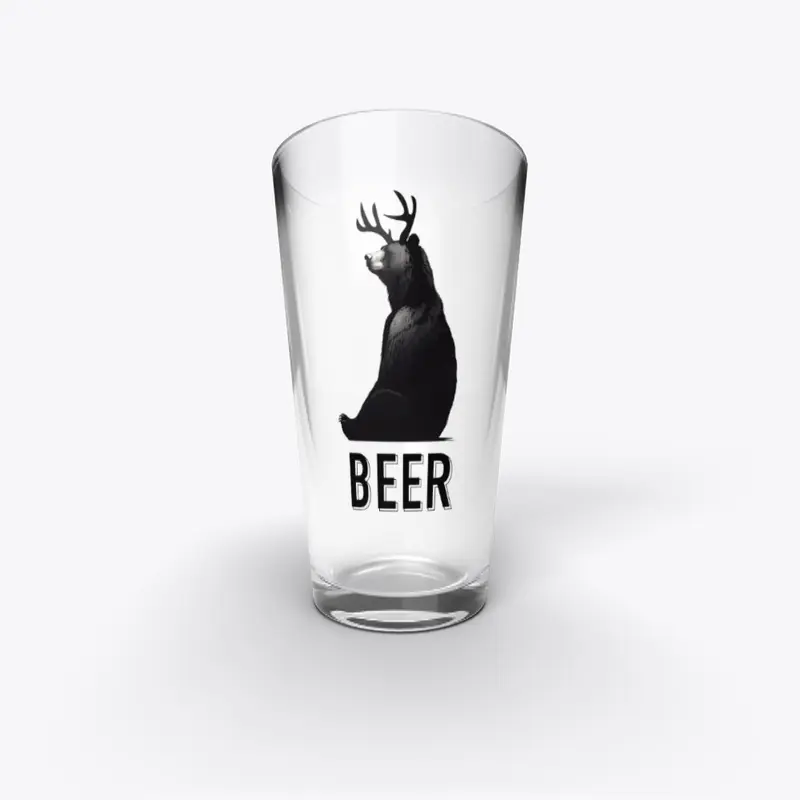 Beer/Deer Glass