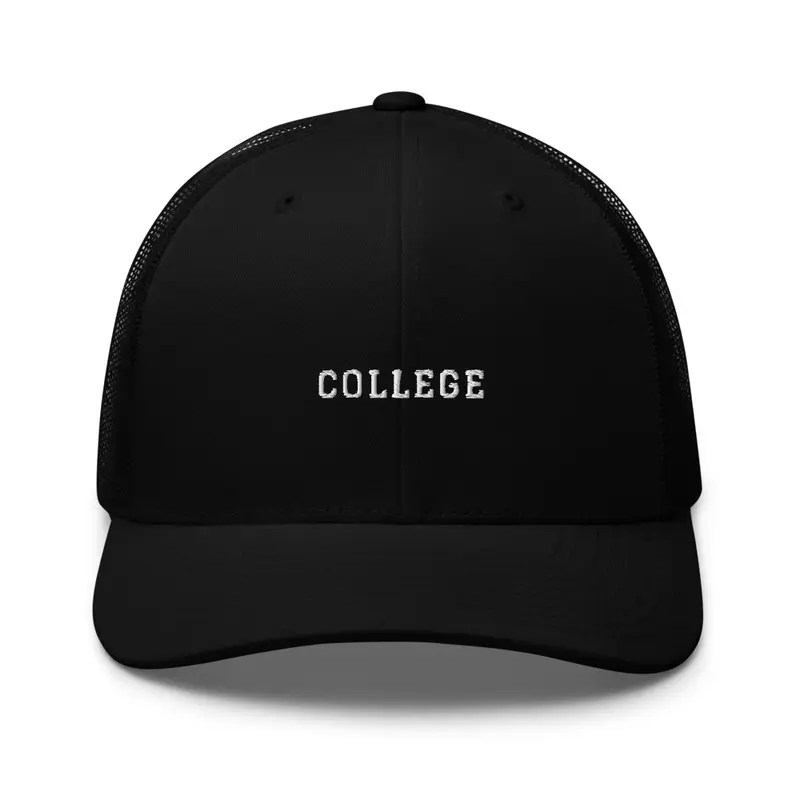 College Trucker Hat